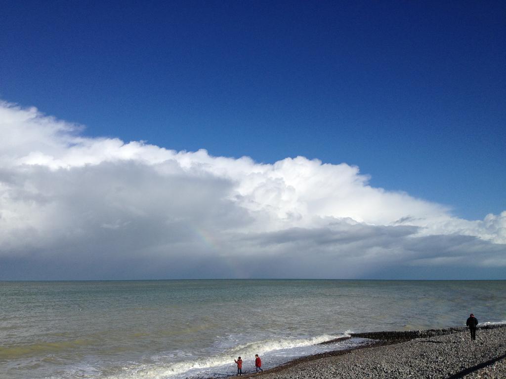 La Plage En Normandie Pourville-sur-Mer Exteriör bild